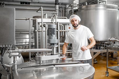 Produksjon i meieri